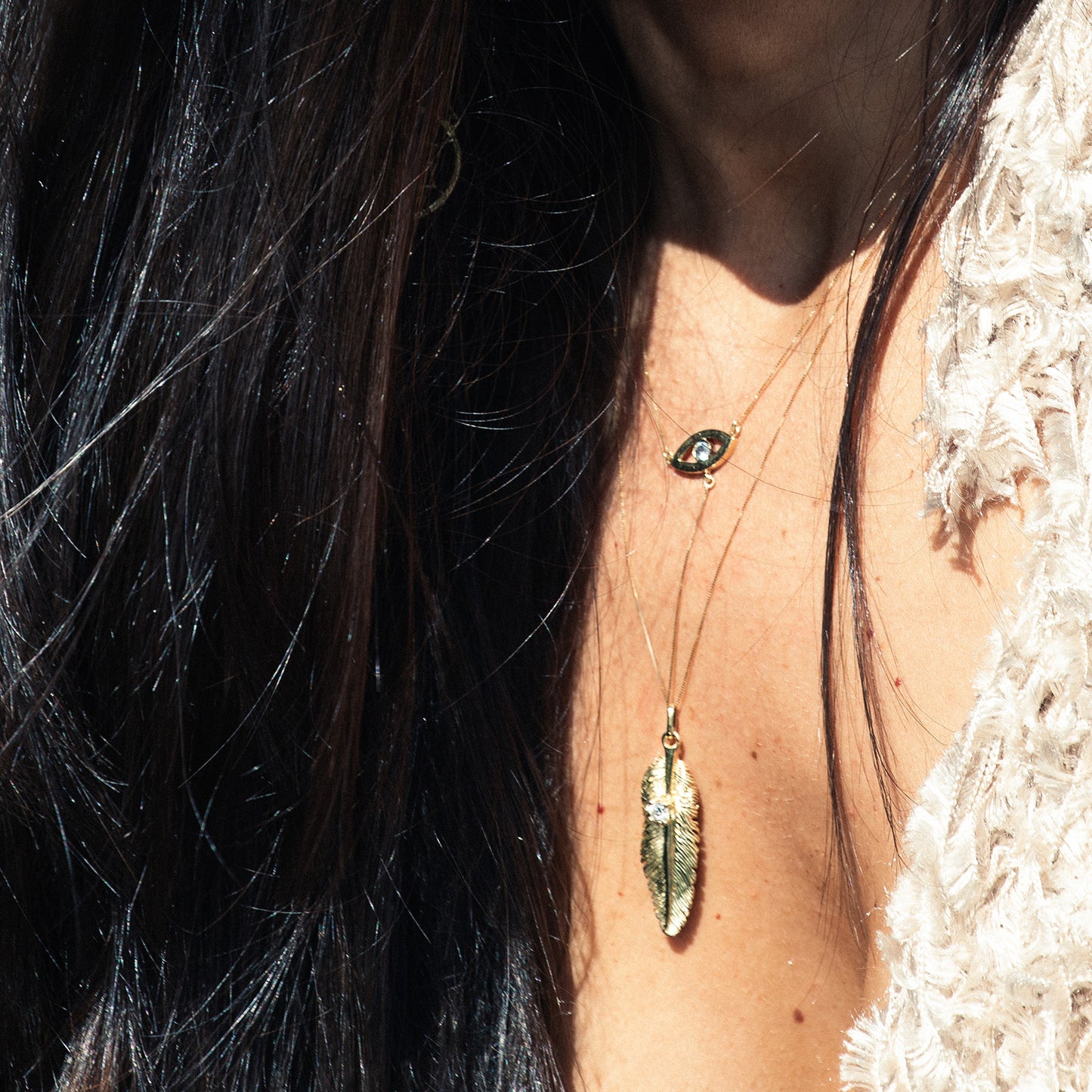 Dream Filter Feather Necklace