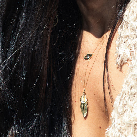 Dream Filter Feather Necklace