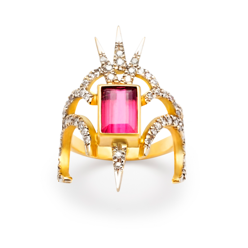Athena Ring Pink Tourmaline