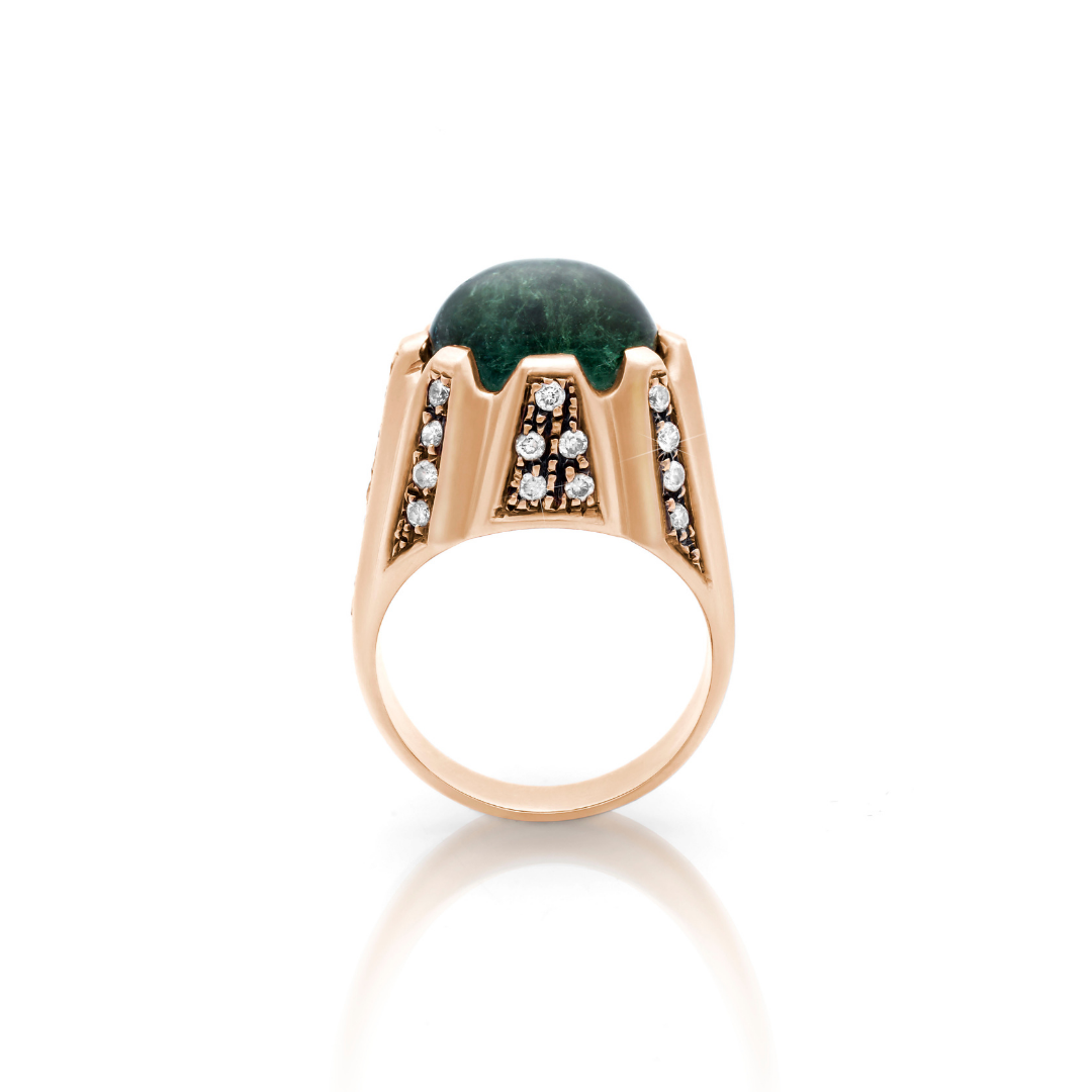 Avalon Green Tourmaline Ring