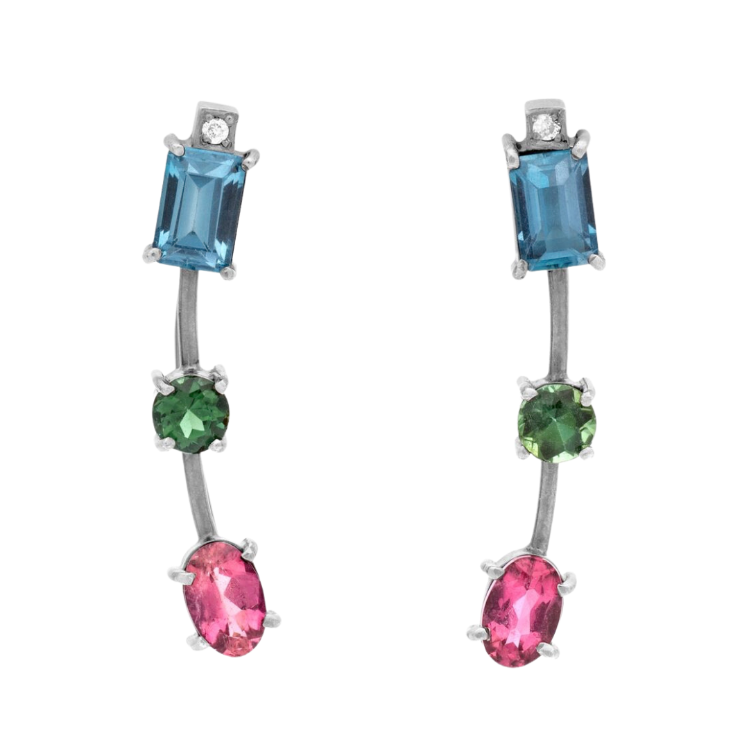 Avalon Multi Stone Earring