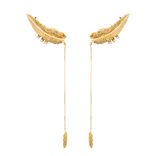 Dream Filter Feather Earrings