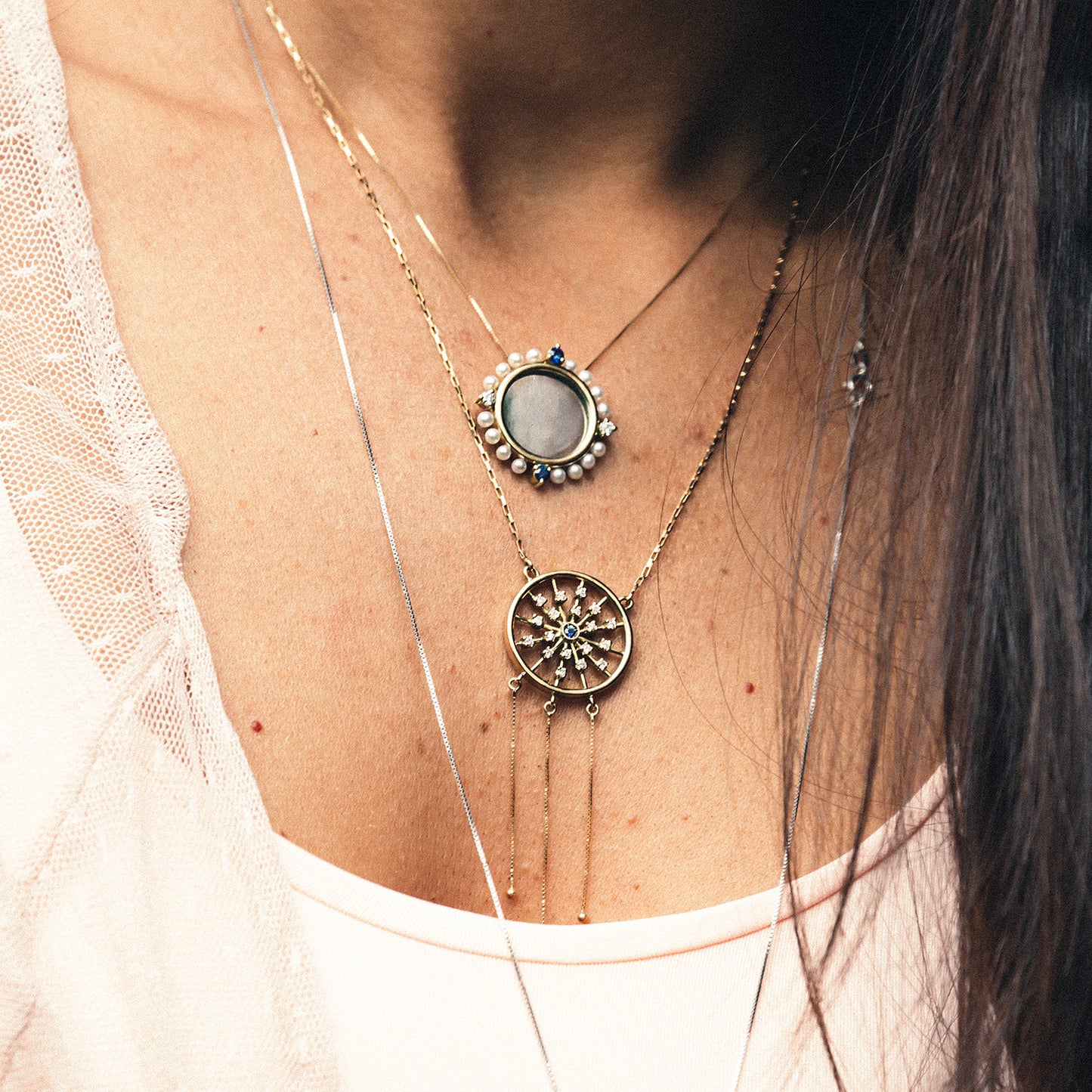 Petit Mirror Necklace