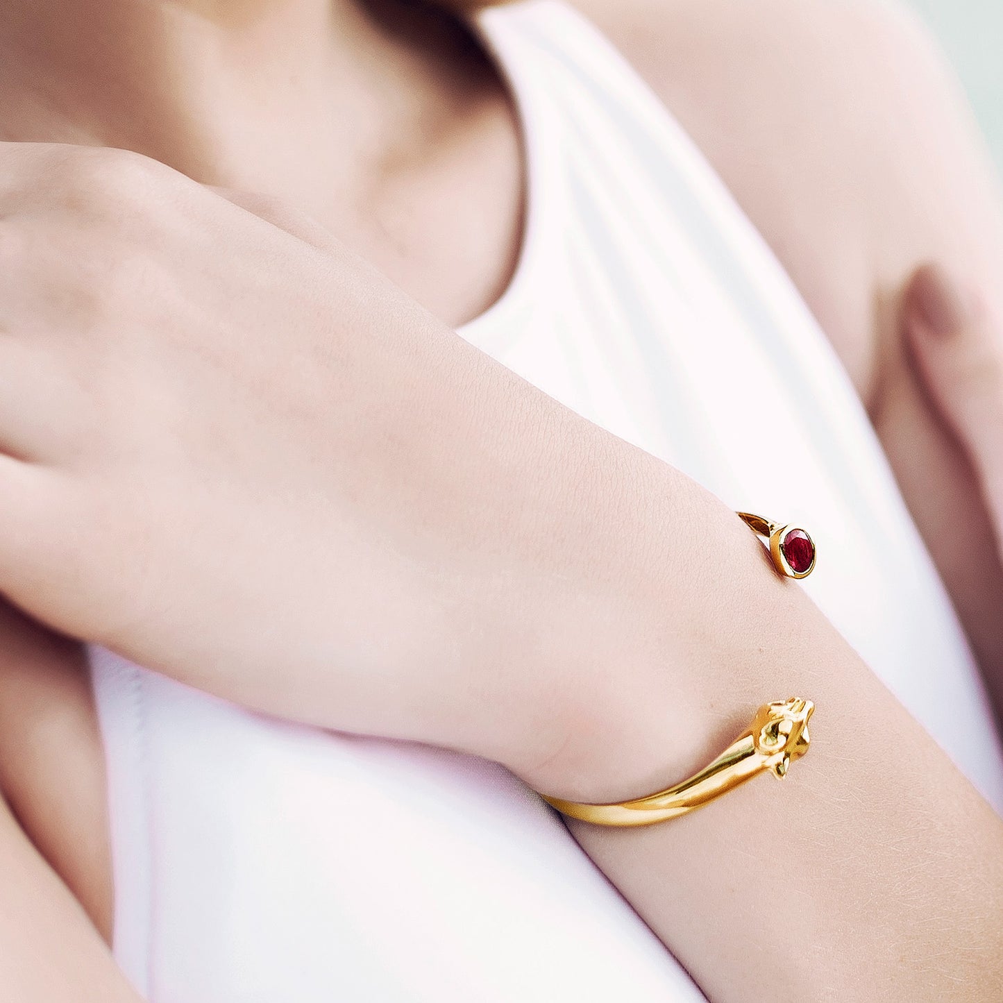 Leopard Bracelet Citrine Stone