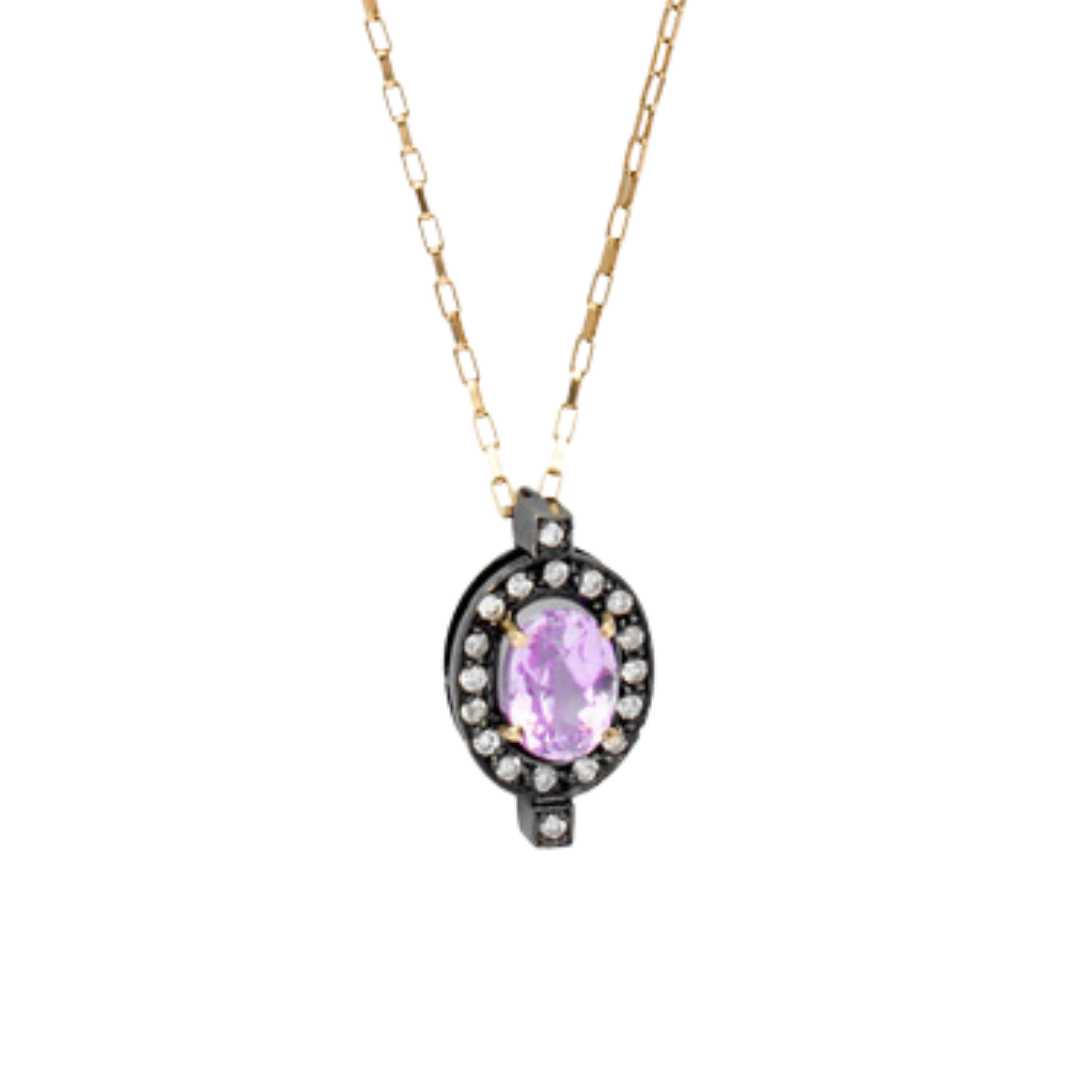 Morganite Chakras Necklace