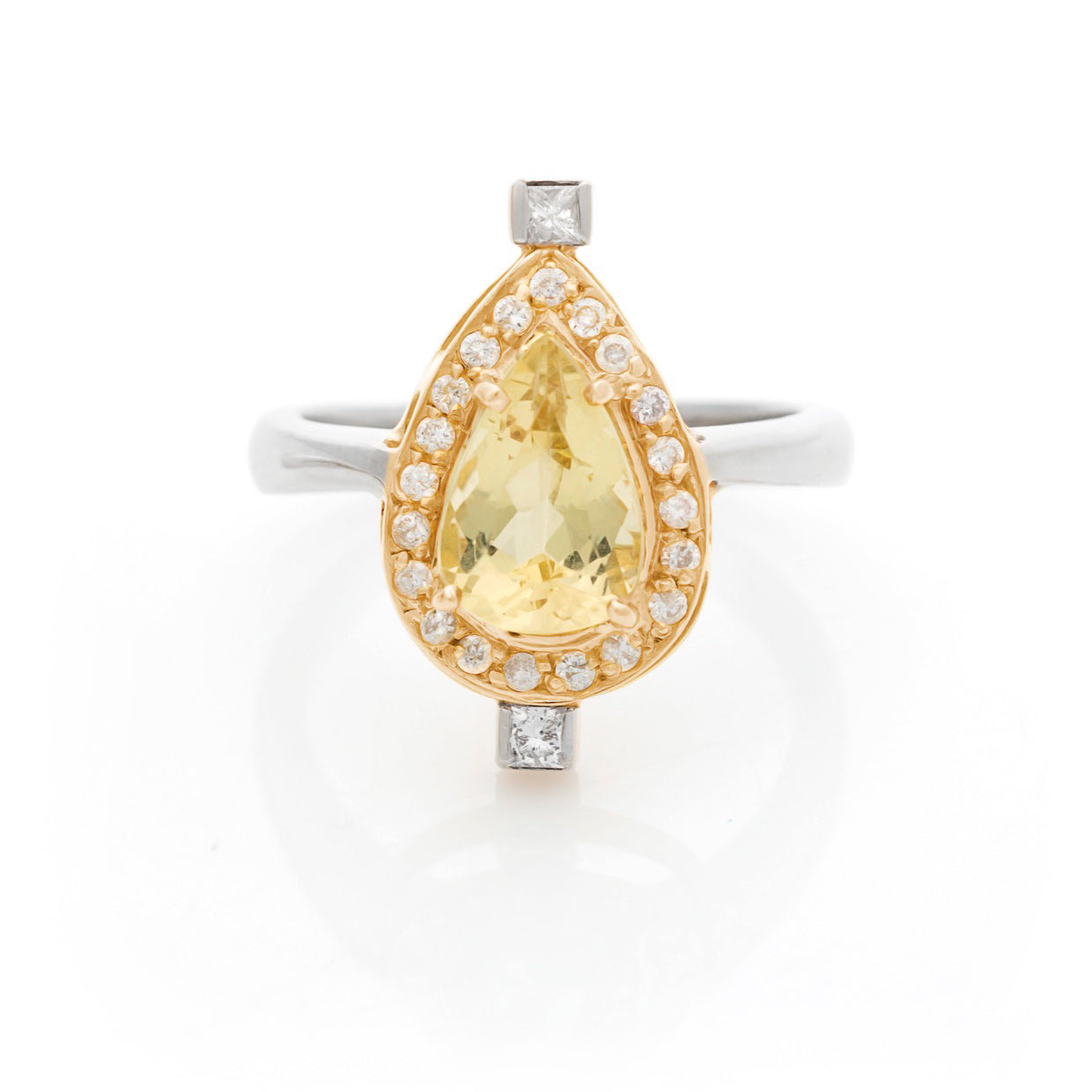 Orange Sapphire Chakra Ring