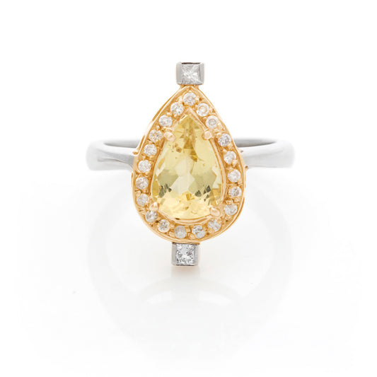 Orange Sapphire Chakra Ring